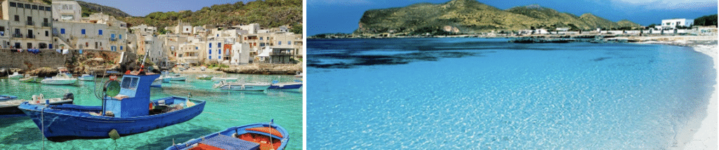 Circuit Splendida Italia  –  Bateau touristique et plages cristallines des îles Égades