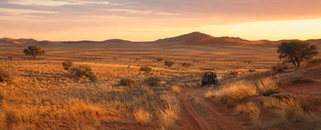Sortie en 4×4 dans le Kalahari pendant le Grand tour de Namibie