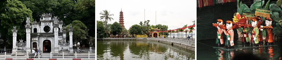 Visite guidée de Hanoï avec temples, musée ethnographique et spectacle de marionnettes sur l’eau