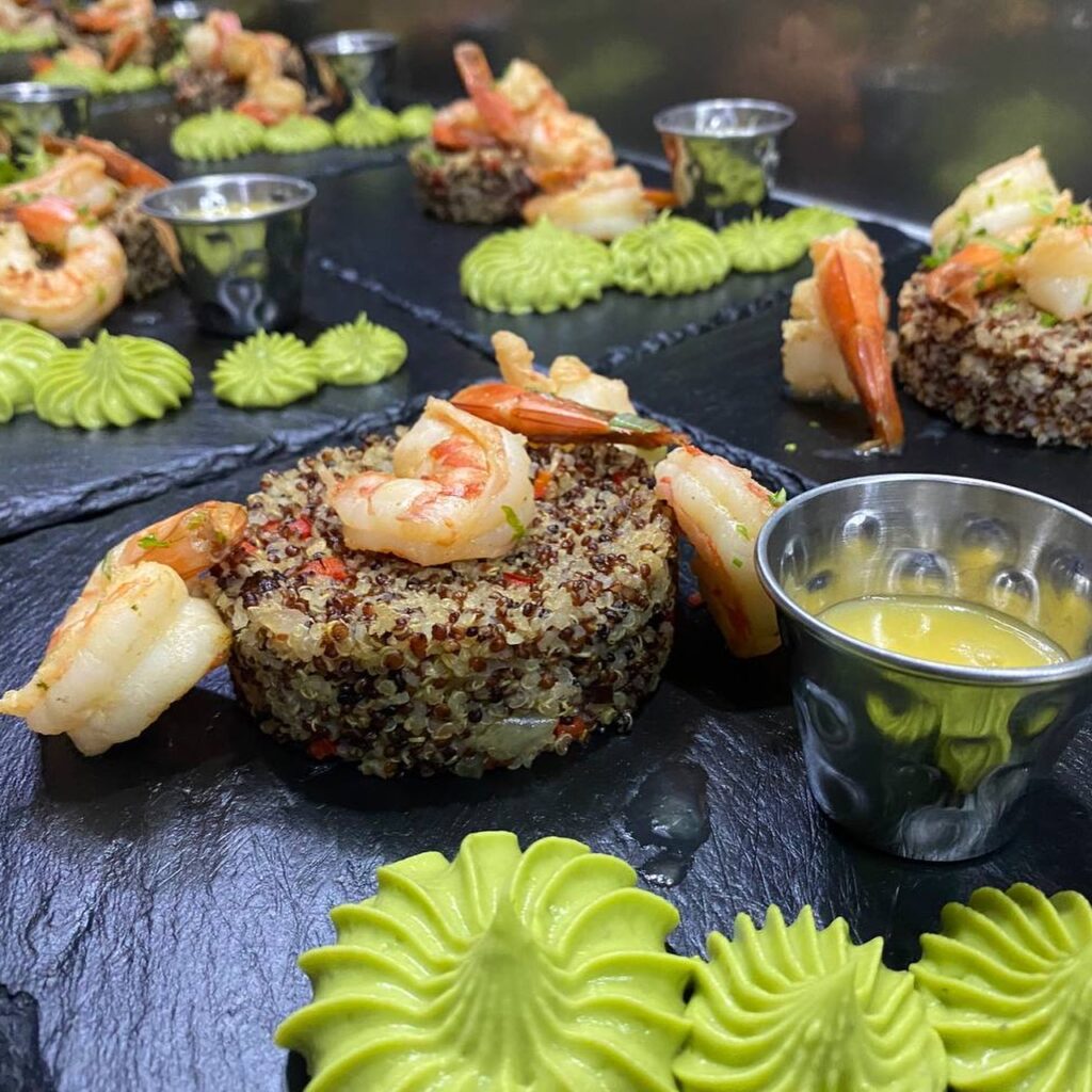 Succulent repas offert à l'hôtel Aguilosa de Osa au Costa Rica