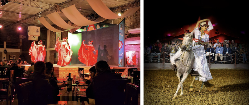 Voyage Pickleball au Pérou - souper spectacle de cloture à Hacienda D’Paso