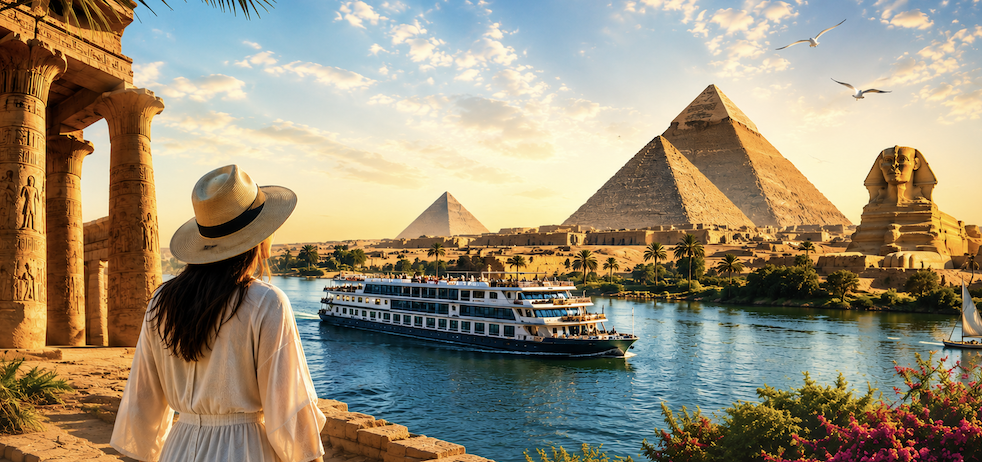 Circuit Égypte accompagné 2026 avec croisière sur le Nil et pyramides