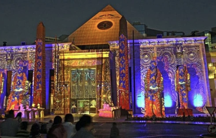 Spectacle son et lumière temple de karnac