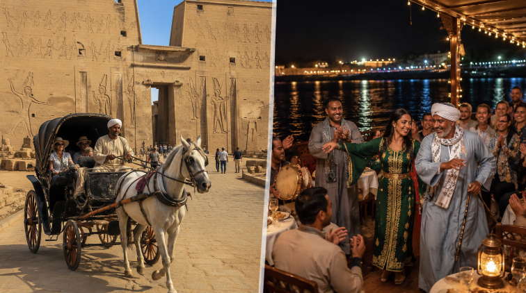 Vallée des Rois en Égypte durant un voyage organisé
