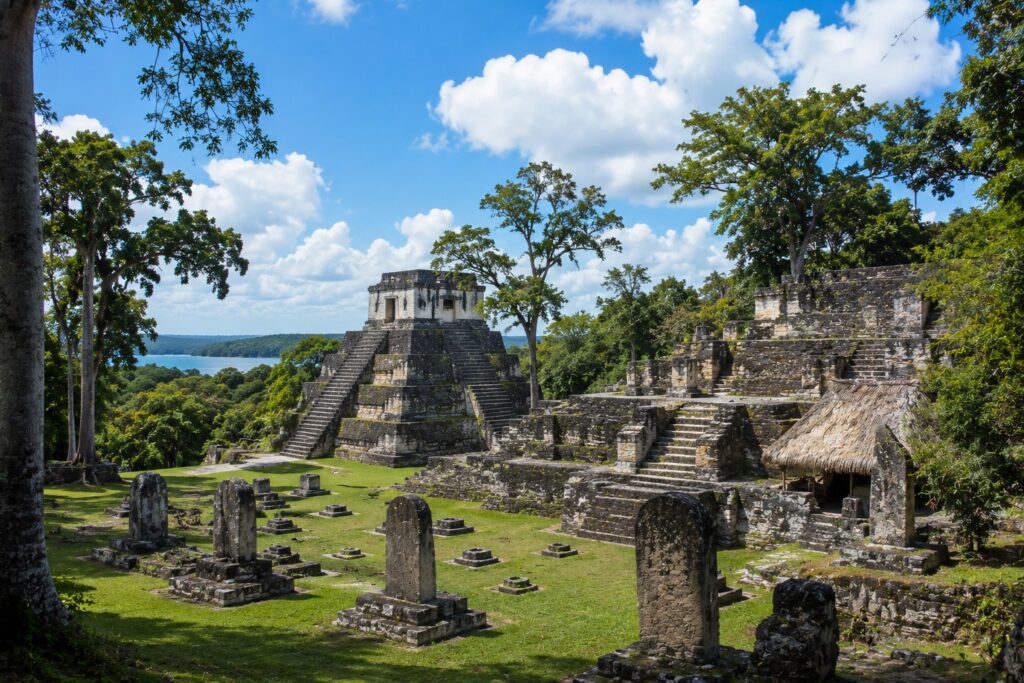 Circuit Guatemala – Pyramides, stèles mayas et temples du site archéologique de Yaxhá au cœur de la réserve de biosphère Maya.