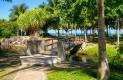 Accès-plage-Bungalows-Deshaies-Guadeloupe