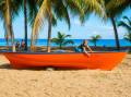 Plage-Deshaies-bateau-traditionnel